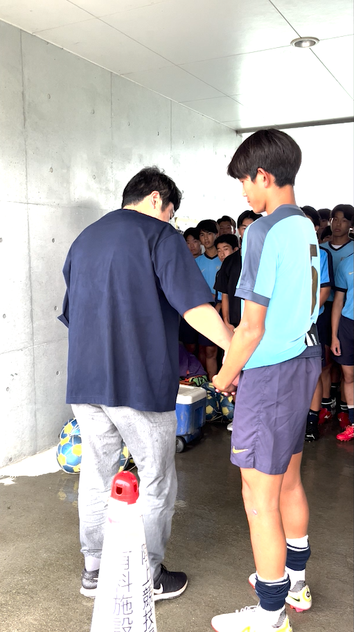 熊本の慶誠高校サッカー部でのすごいアンダーシャツ着用体験！